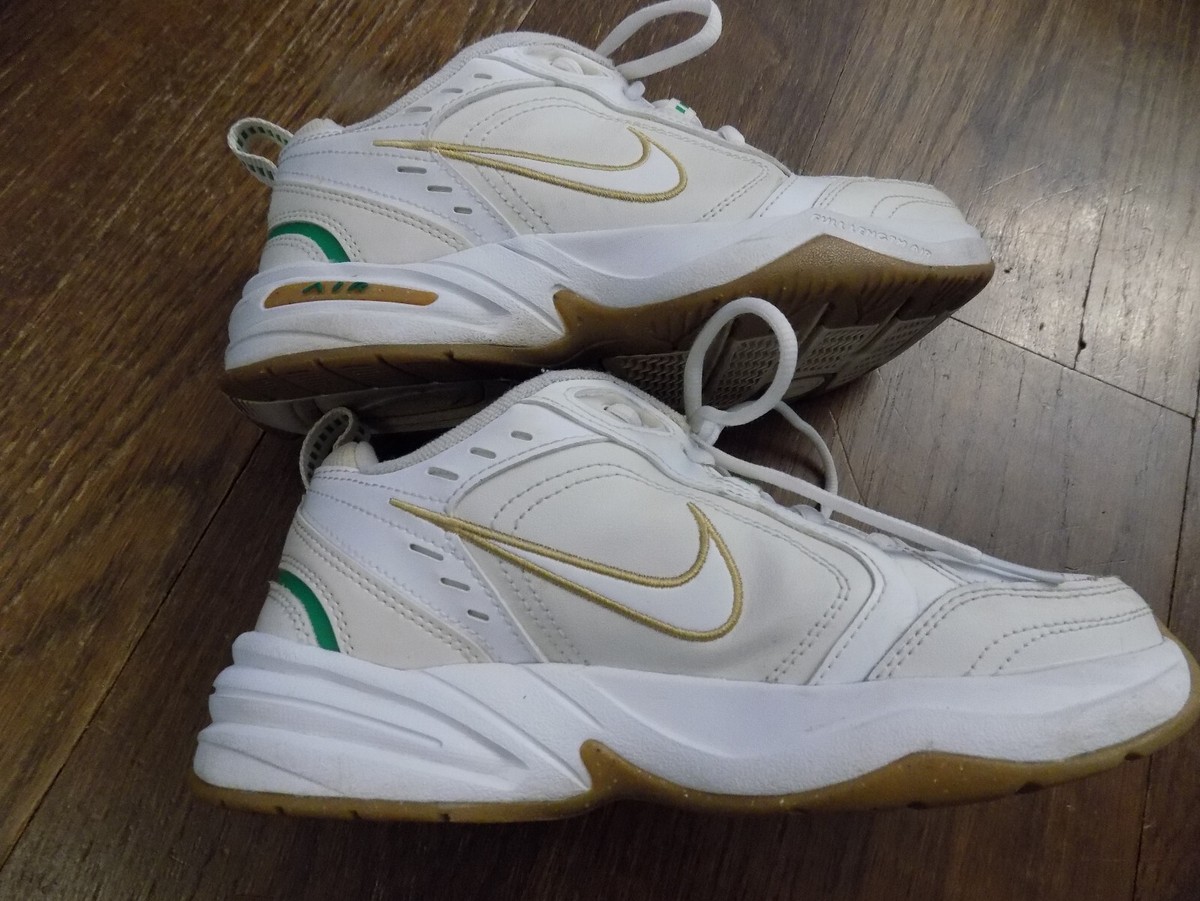 Nike Air Monarch IV White Lucky Green Gold - 415445-103