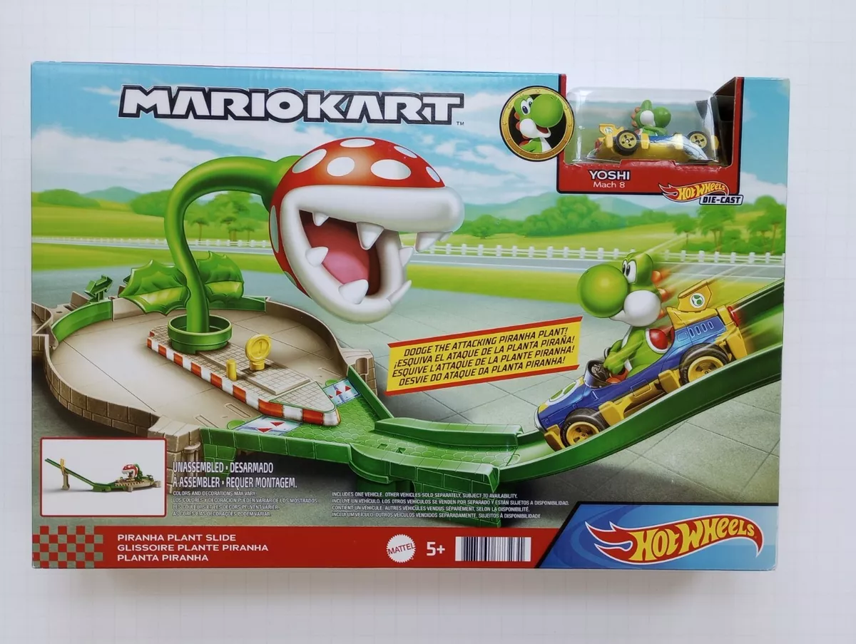 Hot wheels hw mario kart piranha set new arrivals