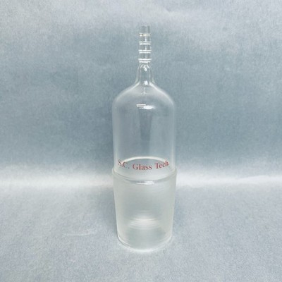 SC Glass Tech 45/50 Lower STJ x 1/4 in. Hose Barb Straight Glass Adapter