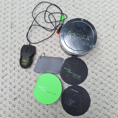 マウス・トラックボール Razer Boomslang 2000 First Edition Vtg RAZER BOOMSLANG First Edition 2000 Computer Gaming Mouse w