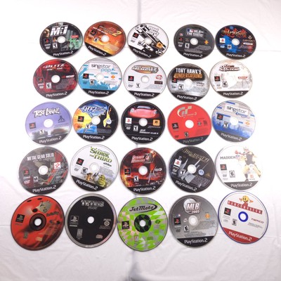 Lot Of 25 PS2 PS1 Games Loose Discs Playstation Tony Hawk GTA