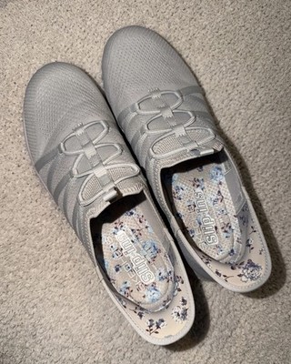Sketchers Slip Ins Air C Memory Foam Comfort Shoes Gray Size 10  Walking No Tie