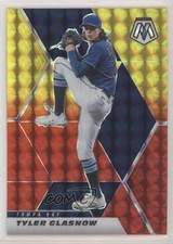 2021 Panini Mosaic Choice Fusion Red & Yellow Prizm 58/64 Tyler Glasnow #181 0c6
