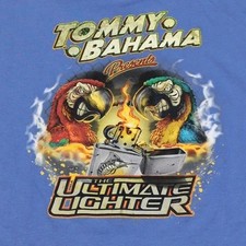 Tommy Bahama Relax Mens XL Tshirt Blue UFC Ultimate Lighter (Fighter)
