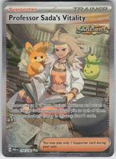Pokemon Professor Sada's Vitality 256/182 Special Illustration Rare Paradox Rift