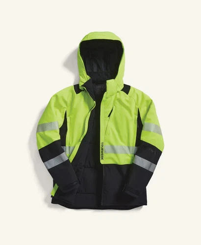 New Truewerk S4 Tower Parka Hi-Vis Men's Yellow Heavy Duty Large MSRP $249 - product listing photo