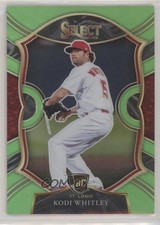 2021 Panini Select Concourse Neon Green Prizm 72/99 Kodi Whitley #21 0t2