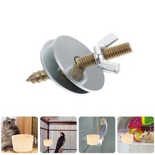 10 Pcs Parrot Supplies Screw Set Bird Perch Screws Cage Accessory Washers