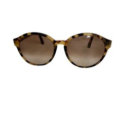 Chloe CE762S Round Tortoise Sunglasses Brown Gradient Lens 57-17-140 Italy