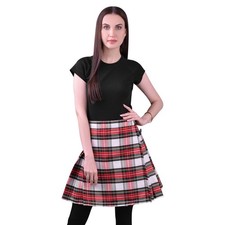 Scottish Tartan Kilts for Women Traditional Tartan pleated women's Kilt
