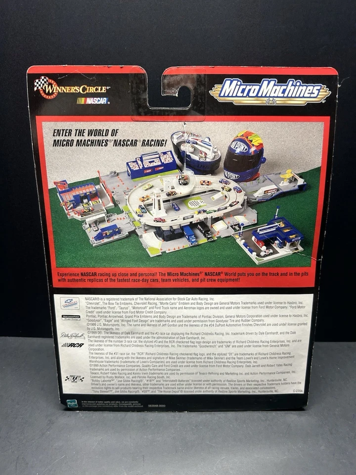 Winners Circle Nascar Dale Earnhardt Racing World 1999 Micro Machines Hasbro NEW - Image 4 of 4