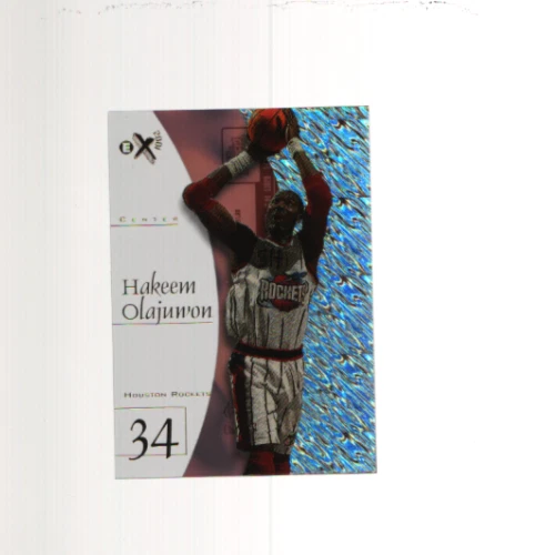 1997-98 Skybox E-X2001 Hakeem Olajuwon #25 Rockets NM