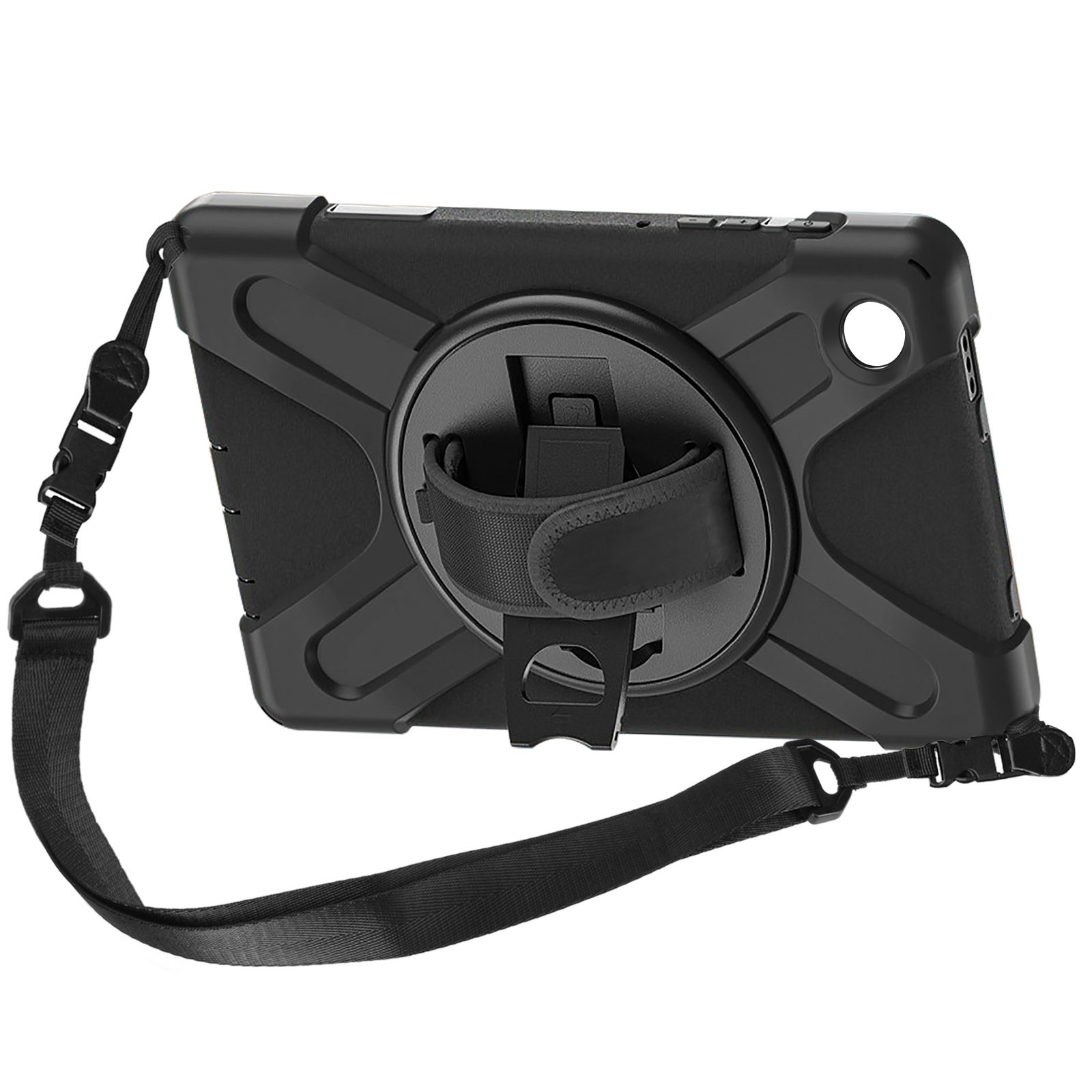 Coque Antichoc Galaxy Tab A9 Akashi avec support rotatif et sangle