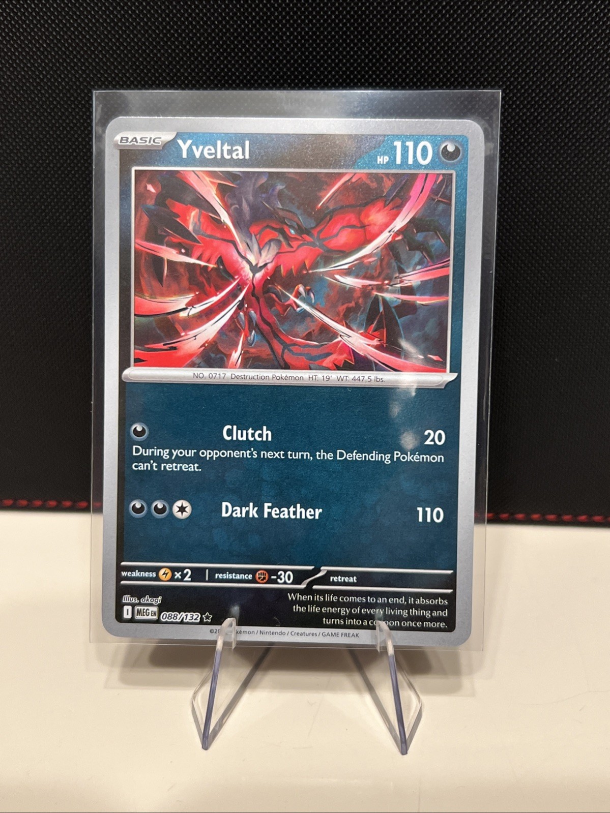Yveltal 088/132 Me01: Mega Evolution Reverse Holo
