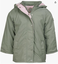 Hunter Clothes Girls   Plush Lined Waterproof Rain Jacket with Hood  Lightweigh