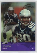2003 Playoff Prestige Xtra Points Purple /100 Troy Brown #85 0a2