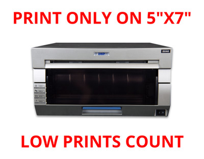 DNP  DS40 Printer for 5X7 prints ONLY: LOW PRINT COUNT (US SELLER)
