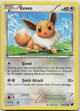 Eevee 89/116 Common Plasma Freeze Pokemon LP/MP on eBay