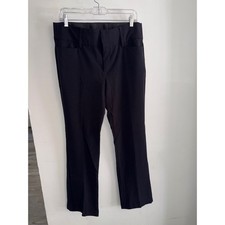 Nine West Womens Black Bootcut Dress Pants Trousers Size 6 Office Professional