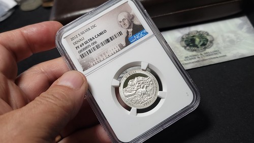 2012 S Silver Denali 25C NGC PF69 Ultra Cameo America the Beautiful Quarter - Picture 5 of 6