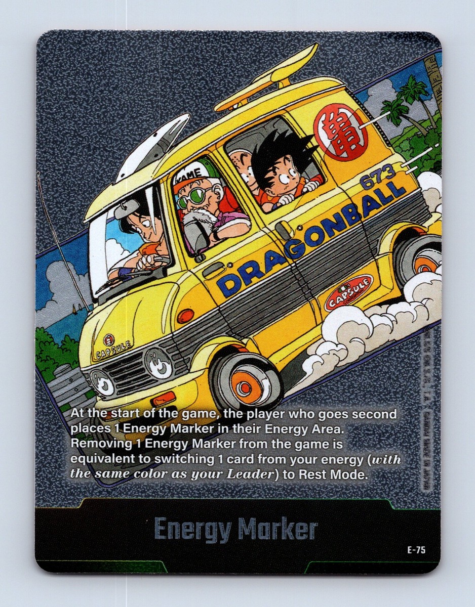 Energy Marker E-75 Silver Manga Booster 02 Dragon Ball Card
