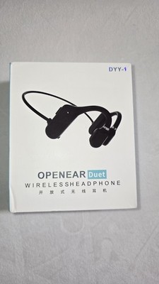 OPENEAR Duet Wireless Headphones - Open-Ear Bone Conduction Sport Earphones IP65