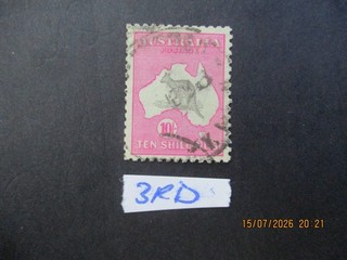 Kangaroo Stamps: 3rd Watermark Used Great Item Must Have (T6033)