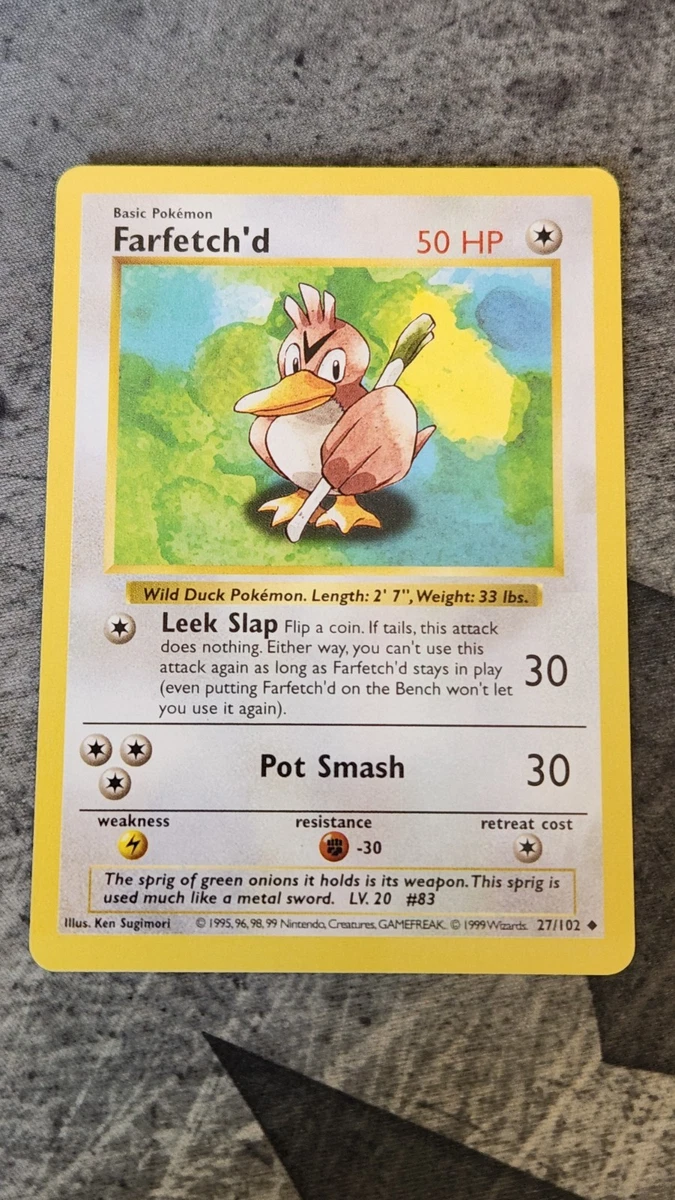 Farfetch'd Pokémon TCG Cards for sale | eBay