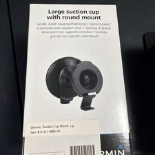 NEW Garmin Suction Cup Round Mount for Garmin GPS Units - GENUINE - 010-11983-04