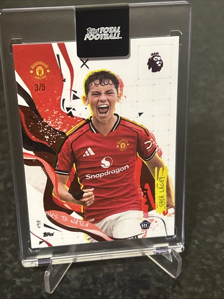 2025-26 Topps Total Football Ones To Watch - Shea Lacey Rookie RC - 3/5 Man Utd - Image 3 of 4