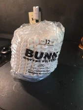 BUNN 6001 12-Cup Commercial Coffee Filters, 500-count, White