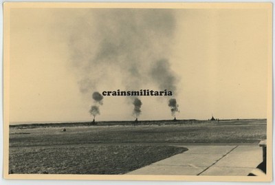 Orig. Foto Artillerie Geschütz b. Feuern Flugplatz Ankunft Italien General 1937