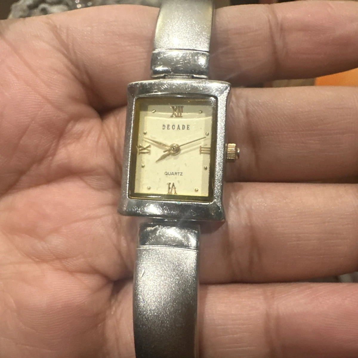 Decade brand Silver & Gold Cuff Watch Audemars Piguet Royal Oak Calendar Moon 25594 Two Tone Watch  main image 2