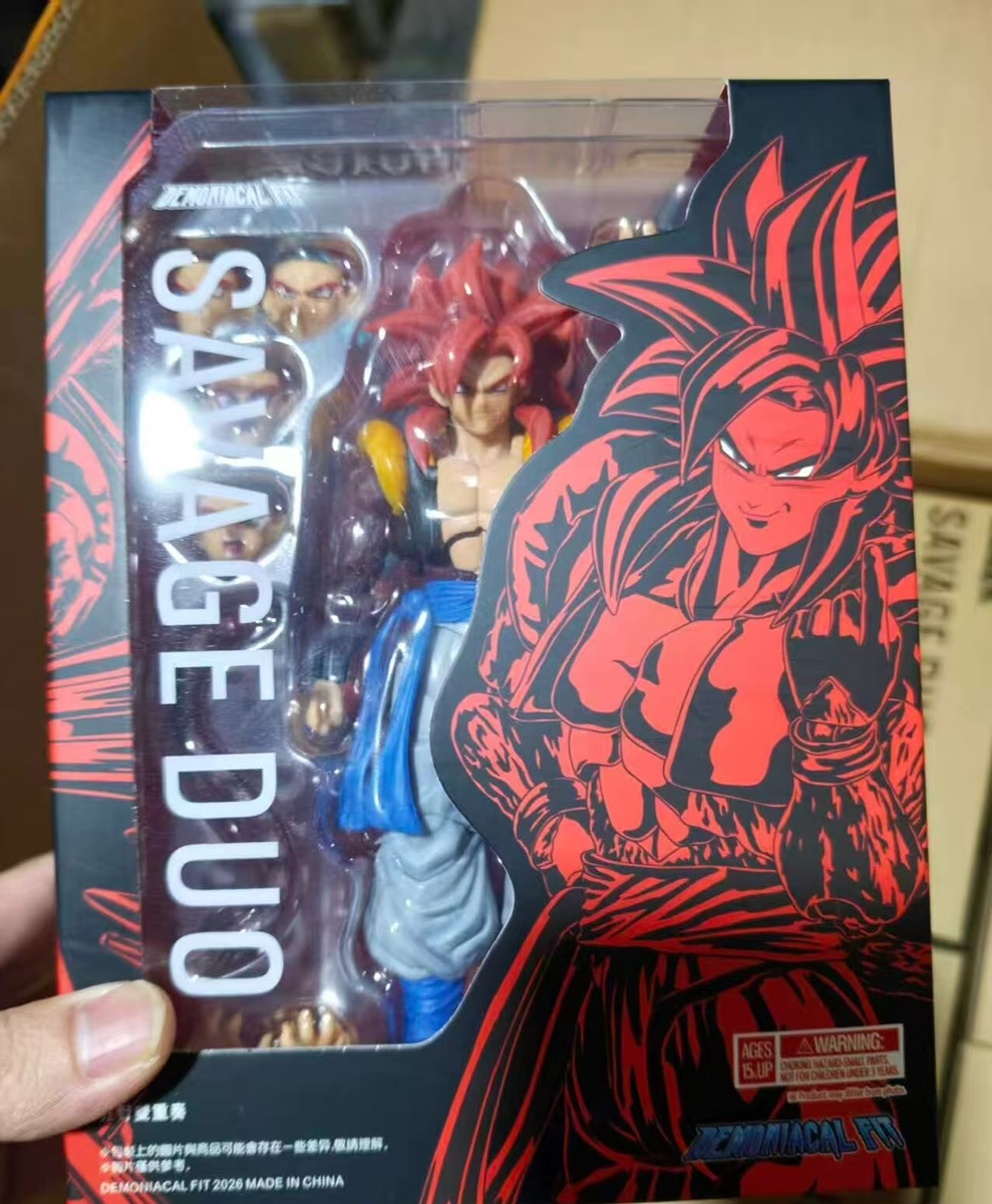 Demoniacal Fit 1/12 SAVAGE DUO Super Saiyan 4 Gogeta Action Figure