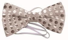 All ages Sequin Bow Tie Silver Halloween Costume Accessories