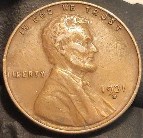 1931-D Lincoln Wheat Cent — photo from the most recent tracked eBay sale