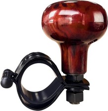 Abs Woodgrain Steering Wheel Spinner Knob Smooth Universal Power Handle For Car Abs Woodgrain Steering Wheel Spinner Knob Smooth Universal Power Handle For Car