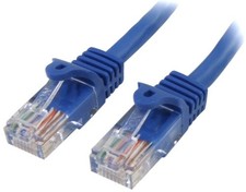 Startech Cat. 5e Utp Patch Cable - 1 X Rj-45 Male - 1 X Rj-45 Male - 4ft - Blue