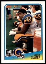 1988 Topps Jackie Slater Los Angeles Rams #295