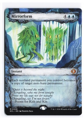 Showcase MIRRORFORM x1 mtg NM-M Lorwyn Eclipsed 1 Mythic