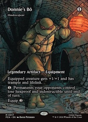 MTG Shadowspear (17/20) Teenage Mutant Ninja Turtles Source Material NM