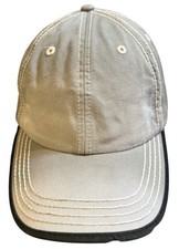 Unbranded Blank Unstructured Dad Cap Distressed Look On Bill Strap Back