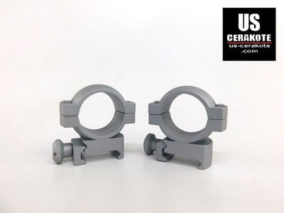 Vortex Hunter Riflescope Rings 1'' Medium Weaver Style Crushed Silver RING-M
