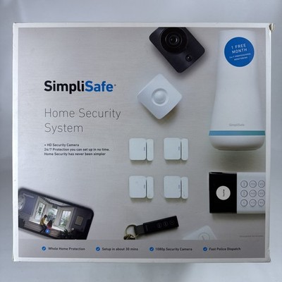 SimpliSafe Home Security System with HD Camera 10 piece bundle hsk101