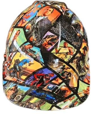  Grand Theft Auto V Custom Hydrodipped Hard Hat GTA 5 Rockstar Games Decor