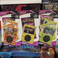 Pokemon TCG FUSION STRIKE BLITZLE & TEPIG Checklane Sealed Booster Packs Both