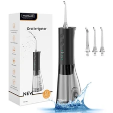 300ML Cordless Water Flosser, 3 Pressure Settings, Rechargeable Oral Irrigator
