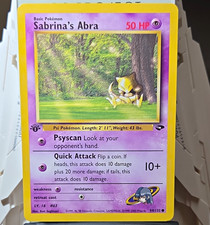 WOTC Pokemon Sabrina's Abra 94/132 Gym Challenge 1st Ed on eBay