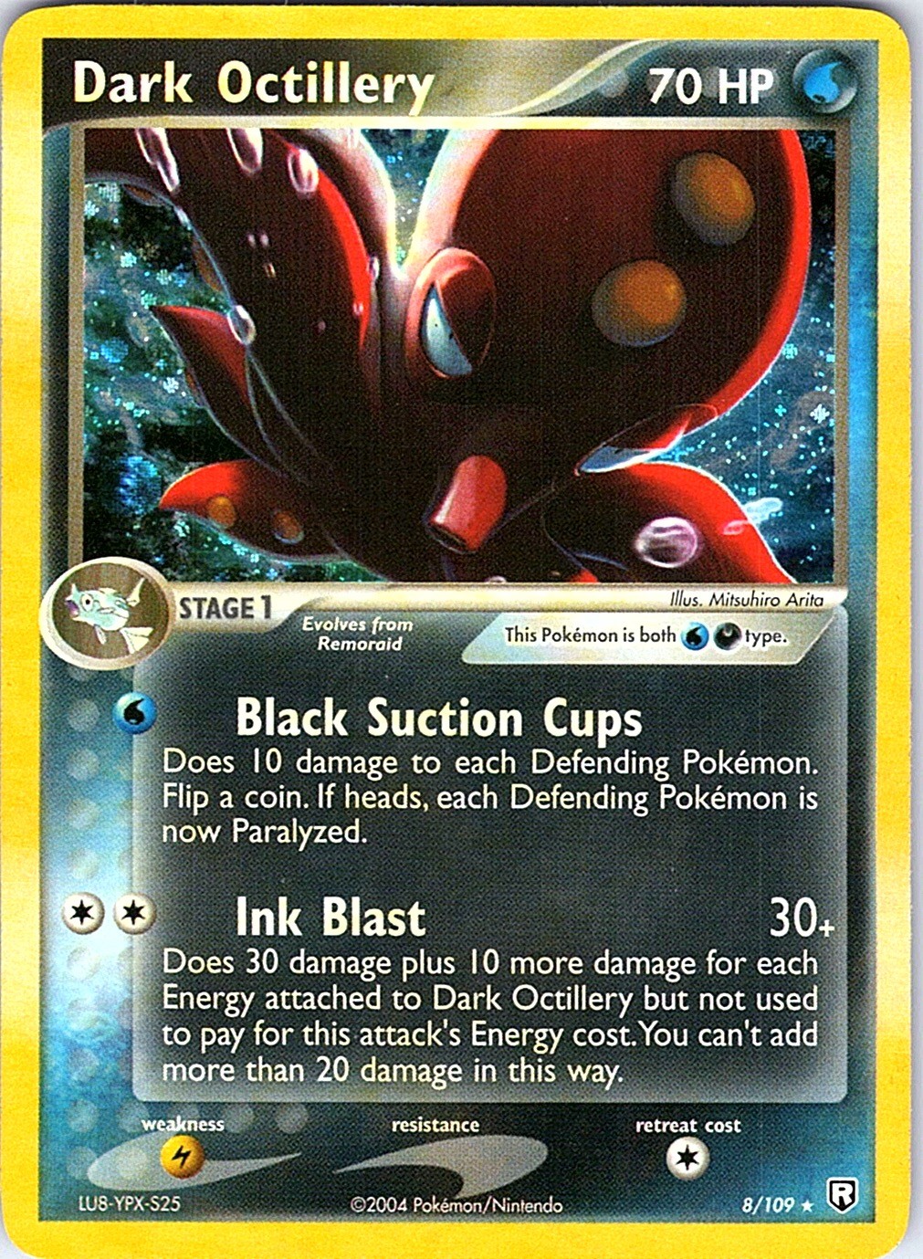 Dark Octillery Holo Rare Team Rocket Returns 8/109 NM