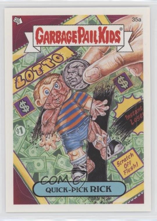 2006 Topps Garbage Pail Kids All-New Series 5 Quick-Pick Rick #35a 0b7o